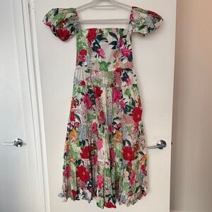 Floral Puff Sleeve Dress